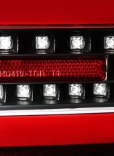 Spec-D Red Bar LED Taillights (Black Housing/Red Lens) Mitsubishi Lancer | Evolution 2008-2017                                     - LT-EVO08RLED-TM - Image 4