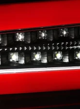 Spec-D Red Bar LED Taillights (Black Housing/Red Lens) Mitsubishi Lancer | Evolution 2008-2017                                     - LT-EVO08RLED-TM - Image 5