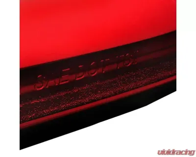 Spec-D Red Bar LED Taillights (Black Housing/Red Lens) Mitsubishi Lancer | Evolution 2008-2017 - LT-EVO08RLED-TM