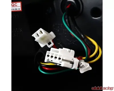 Spec-D Red Bar LED Taillights (Black Housing/Red Lens) Mitsubishi Lancer | Evolution 2008-2017 - LT-EVO08RLED-TM