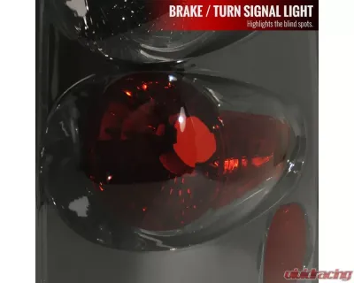 Spec-D Taillights (Chrome Housing/Smoked Lens) Ford F-150 2004-2008 - LT-F15004G-TM
