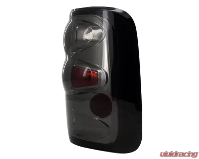 Spec-D Taillights (Chrome Housing/Smoked Lens) Ford F-150 2004-2008 - LT-F15004G-TM