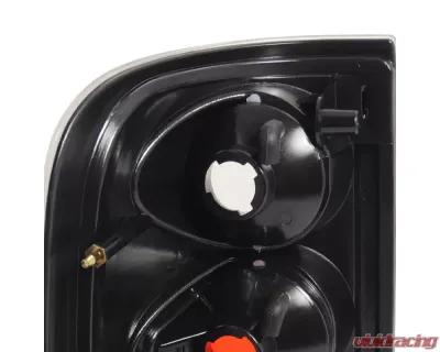 Spec-D Taillights (Chrome Housing/Smoked Lens) Ford F-150 2004-2008 - LT-F15004G-TM