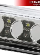 Spec-D LED 3rd Brake Light (Chrome Housing/Clear Lens) Ford F-150 2004-2008                                     - LT-F15004RBCLED-RS - Image 3