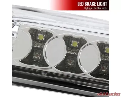 Spec-D LED 3rd Brake Light (Chrome Housing/Clear Lens) Ford F-150 2004-2008 - LT-F15004RBCLED-RS
