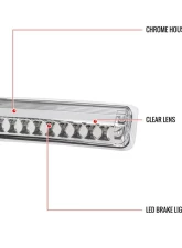 Spec-D LED 3rd Brake Light (Chrome Housing/Clear Lens) Ford F-150 2004-2008                                     - LT-F15004RBCLED-RS - Image 9