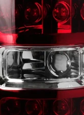 Spec-D LED Taillights (Chrome Housing/Red Lens) Ford F-150 2009-2014                                     - LT-F15009RLED-TM - Image 4