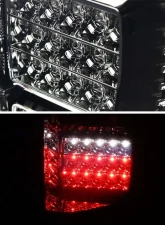 Spec-D LED Taillights (Chrome Housing/Red Smoked Lens) Ford F-150 2018-2020                                     - LT-F15018RGLED-TM - Image 5