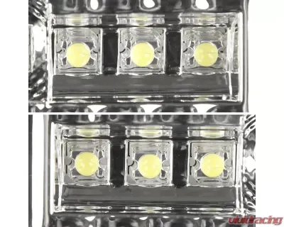 Spec-D LED 3rd Brake Light (Chrome Housing/Clear Lens) Ford F-Series | Bronco 1992-1996 - LT-F15092RBCLED-RS