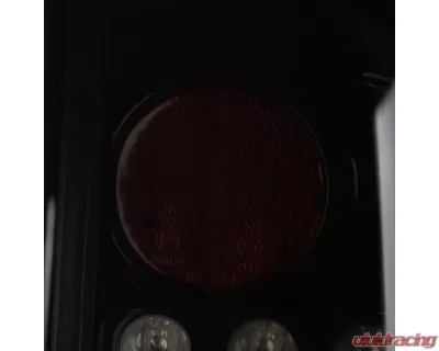 Spec-D LED Taillights (Glossy Black Housing/Smoked Lens) Ford F-Series 1997-2007 - LT-F15097BBLED-TM
