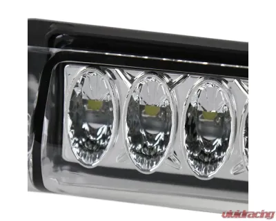 Spec-D LED 3rd Brake Tail Light (Chrome Housing/Clear Lens) Ford | Lincoln 1997-2004 - LT-F15097RBCLED-RS
