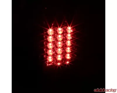 Spec-D LED Taillights (Chrome Housing/Red Clear Lens)  Ford F-Series 1997-2007 - LT-F15097RLED-TM