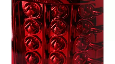 Spec-D LED Taillights (Chrome Housing/Red Clear Lens)  Ford F-Series 1997-2007                                     - LT-F15097RLED-TM - Image 3