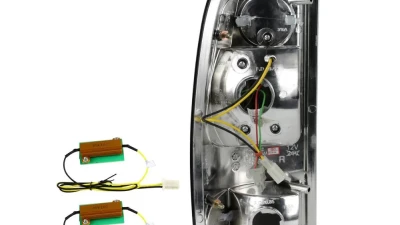 Spec-D LED Taillights (Chrome Housing/Red Clear Lens)  Ford F-Series 1997-2007                                     - LT-F15097RLED-TM - Image 10