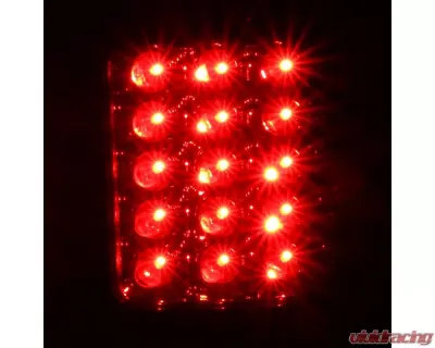 Spec-D LED Taillights (Chrome Housing/Smoked Lens) Ford F-Series 2008-2016 - LT-F25008GLED-TM