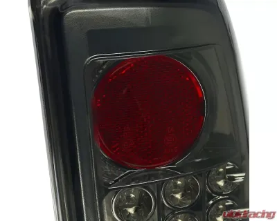 Spec-D LED Taillights (Chrome Housing/Smoked Lens) Ford F-Series 2008-2016 - LT-F25008GLED-TM