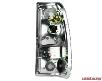 Spec-D LED Taillights (Chrome Housing/Smoked Lens) Ford F-Series 2008-2016 - LT-F25008GLED-TM