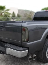 Spec-D LED Taillights (Chrome Housing/Smoked Lens) Ford F-Series 2008-2016                                     - LT-F25008GLED-TM - Image 10