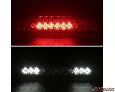 Spec-D LED 3rd Brake Tail Light (Chrome Housing/Clear Lens) Ford | Mazda 1993-2016 - LT-F25099RBCLED-RS