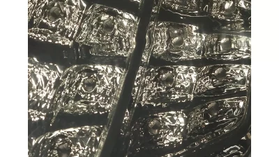 Spec-D LED Taillights (Chrome Housing/Smoked Lens) Ford Focus 2012-2014                                     - LT-FOC125GLED-TM - Image 3