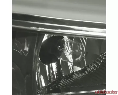 Spec-D LED Taillights (Chrome Housing/Smoked Lens) Ford Focus 2012-2014 - LT-FOC125GLED-TM