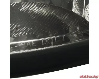 Spec-D LED Taillights (Chrome Housing/Smoked Lens) Ford Focus 2012-2014 - LT-FOC125GLED-TM