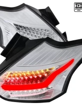 Spec-D LED Taillights (Chrome Housing/Clear Lens) Ford Focus Hatchback 2015-2019                                     - LT-FOC155CLED-TM - Image 10