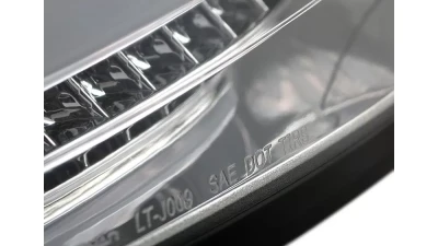 Spec-D LED Taillights (Chrome Housing/Clear Lens) Ford Focus 2015-2019                                     - LT-FOC155CLED-TM - Image 7