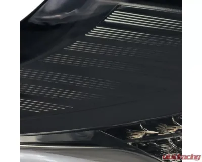 Spec-D LED Taillights (Chrome Housing/Smoke Lens) Ford Focus Hatchback 2015-2019 - LT-FOC155GLED-TM