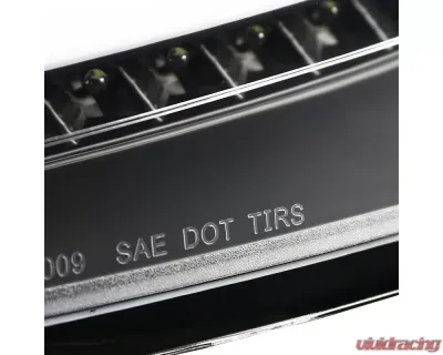 Spec-D LED Taillights (Matte Black Housing/Clear Lens) Ford Focus Hatchback 2015-2019 - LT-FOC155JMLED-TM