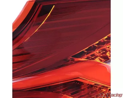 Spec-D LED Taillights (Chrome Housing/Red Lens) Ford Focus Hatchback 2015-2019 - LT-FOC155RLED-TM
