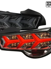 Spec-D Lambo Style Sequential LED Taillights (Chrome Housing/Smoked Lens) Scion FR-S | Subaru BRZ 2013-2016                                     - LT-FRS12GLED-LB-TM - Image 10