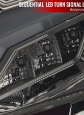 Spec-D Lambo Style Sequential LED Taillights (Chrome Housing/Smoked Lens) Scion FR-S | Subaru BRZ 2013-2016                                     - LT-FRS12GLED-LB-TM - Image 4