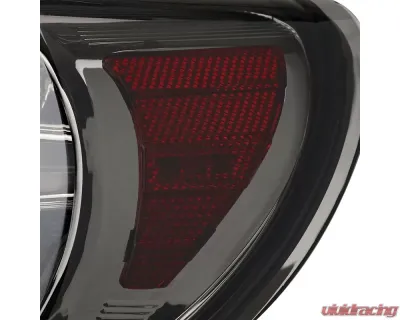 Spec-D Lambo Style Sequential LED Taillights (Chrome Housing/Smoked Lens) Scion FR-S | Subaru BRZ 2013-2016 - LT-FRS12GLED-LB-TM