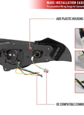 Spec-D Lambo Style Sequential LED Taillights (Chrome Housing/Smoked Lens) Scion FR-S | Subaru BRZ 2013-2016                                     - LT-FRS12GLED-LB-TM - Image 8