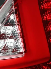 Spec-D LED Taillights (Chrome Housing/Red Lens) Ford Fiesta 2011-2013                                     - LT-FST115RLED-TM - Image 4