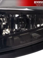 Spec-D LED Bars Taillights (Chrome Housing/Smoke Lens) Ford Fiesta Hatchback 2014-2019                                     - LT-FST145GLED-TM - Image 6