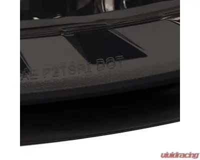 Spec-D LED Bars Taillights (Chrome Housing/Smoke Lens) Ford Fiesta Hatchback 2014-2019 - LT-FST145GLED-TM