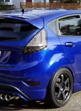 Spec-D LED Bars Taillights (Chrome Housing/Smoke Lens) Ford Fiesta Hatchback 2014-2019                                     - LT-FST145GLED-TM - Image 10