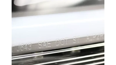 Spec-D White Bar Sequential LED Taillights (Matte Black Housing/Clear Lens) Hyundai Genesis Coupe 2010-2016                                     - LT-GENS210JMLED-TM - Image 6