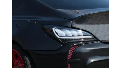 Spec-D White Bar Sequential LED Taillights (Matte Black Housing/Clear Lens) Hyundai Genesis Coupe 2010-2016                                     - LT-GENS210JMLED-TM - Image 10