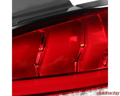 Spec-D White Bar Sequential LED Taillights (Chrome Housing/Red Lens) Hyundai Genesis Coupe 2010-2016 - LT-GENS210RLED-TM