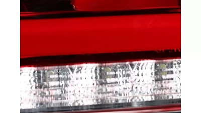 Spec-D White Bar Sequential LED Taillights (Chrome Housing/Red Lens) Hyundai Genesis Coupe 2010-2016                                     - LT-GENS210RLED-TM - Image 6