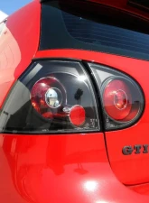 Spec-D Taillights (Matte Black Housing/Clear Lens) Volkswagen Golf | GTI | R32 2006-2009                                     - LT-GLF05JM-TM - Image 4