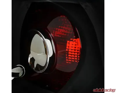 Spec-D Taillights (Matte Black Housing/Clear Lens) Volkswagen Golf | GTI | R32 2006-2009 - LT-GLF05JM-TM