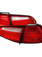 Spec-D LED Taillights (Chrome Housing/Red Lens) Volkswagen Golf | GTI 2015-2017                                     - LT-GLF15RLED-TM - Image 10