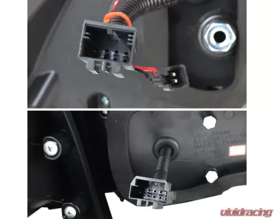 Spec-D LED Taillights (Chrome Housing/Red Lens) Volkswagen Golf | GTI 2015-2017 - LT-GLF15RLED-TM