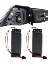 Spec-D LED Taillights (Chrome Housing/Red Lens) Volkswagen Golf | GTI 2015-2017                                     - LT-GLF15RLED-TM - Image 8