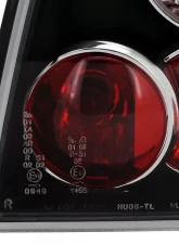 Spec-D Taillights (Matte Black Housing/Clear Lens) Volkswagen Golf 1993-1998                                     - LT-GLF93JM-TM - Image 3