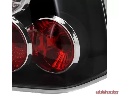 Spec-D Taillights (Matte Black Housing/Clear Lens) Volkswagen Golf 1993-1998 - LT-GLF93JM-TM